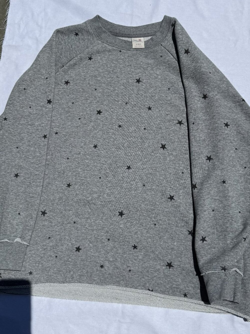 Women's Grey Crewneck with Stars